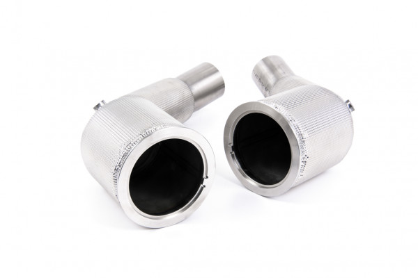 Milltek SSXAU871 Large-bore Downpipes and Cat Bypass Pipes - Audi RS7 C8 4.0 V8 bi-turbo (OPF/GPF M