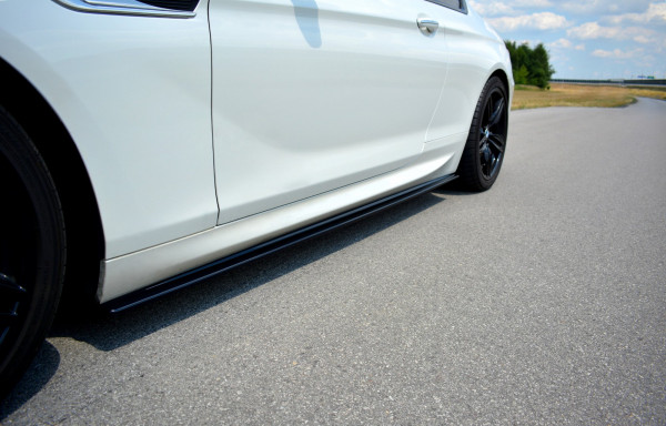 Seitenschweller Ansatz passend für BMW 6er F13 M Paket schwarz Hochglanz