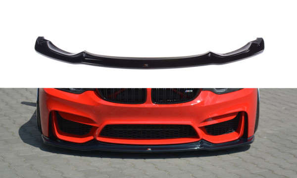 Front Ansatz V.1 passend für BMW M3 F80 schwarz Hochglanz