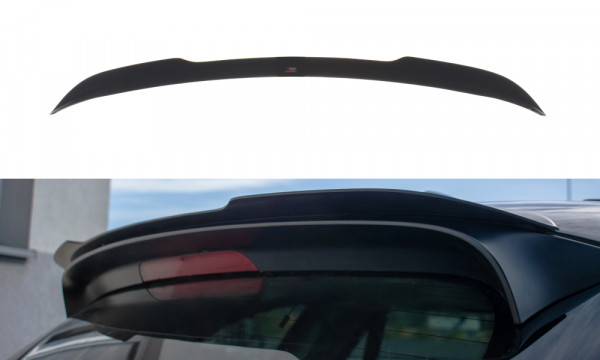 Spoiler CAP passend für BMW X5 E70 Facelift M Paket schwarz Hochglanz