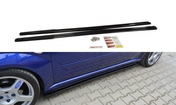 Seitenschweller für Diffusers Ford Focus RS Mk1 schwarz Hochglanz