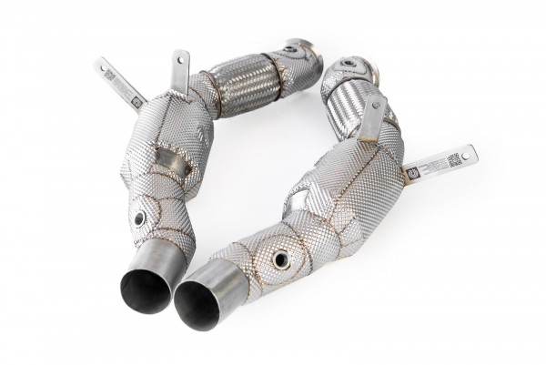 FERRARI 488 Serie Downpipe HJS 200 CPSI