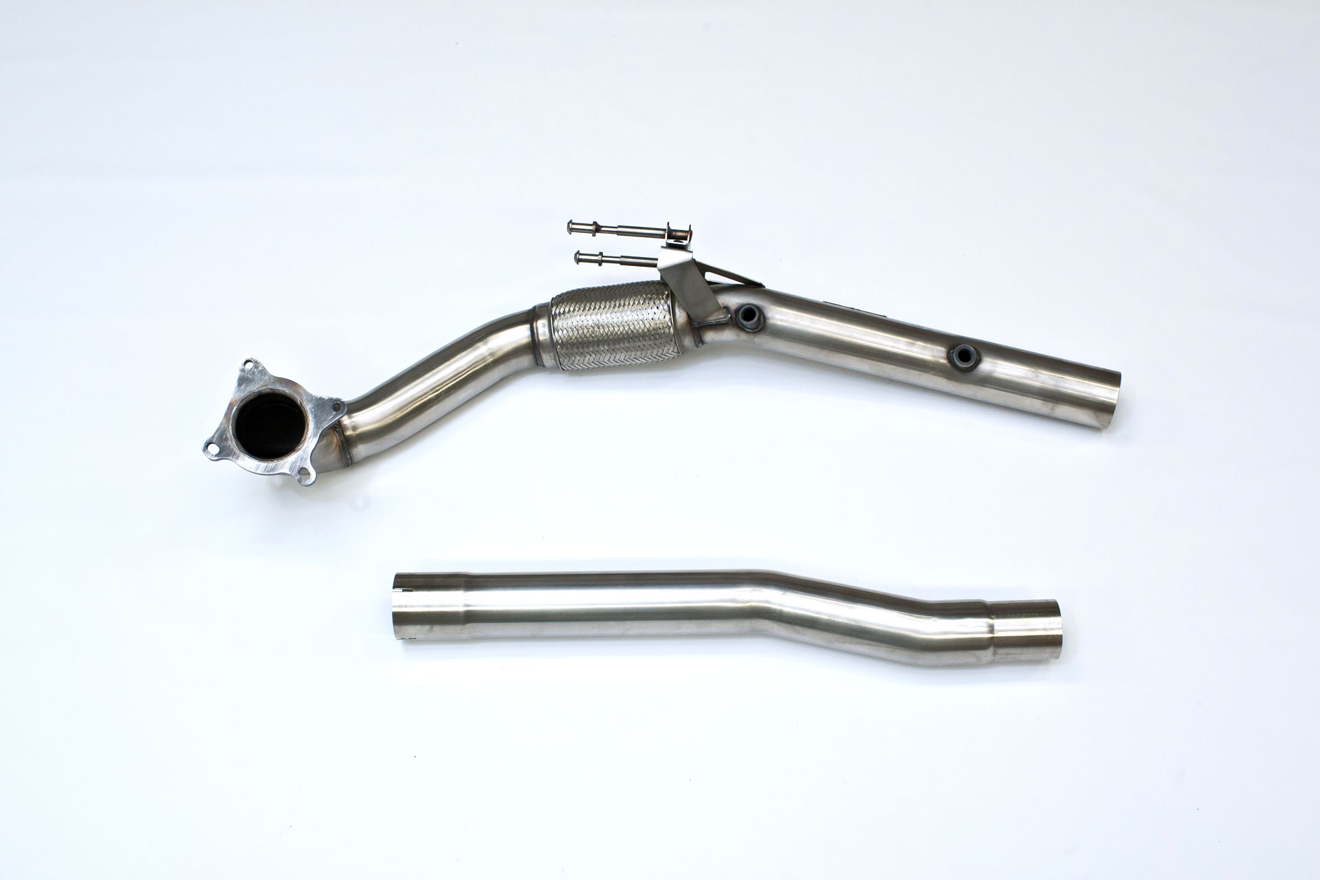 Volkswagen Golf Mk5 GTi 2.0T FSI 2004-2009 Large-bore Downpipe and De-cat Exhaust Volkswagen Golf Mk5 GTi 2.0T FSI 2004-2009 Large-bore Downpipe and De-cat Exhaust