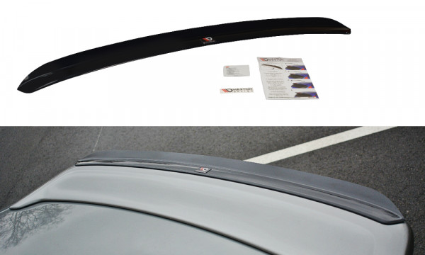 Spoiler CAP passend für INFINITI G35 COUPE schwarz Hochglanz