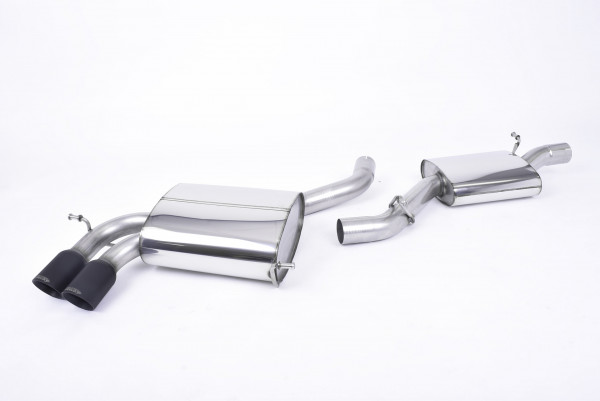 Milltek SSXAU352 Cat-back Twin Ceramic Black GT80 - Audi S3 2.0 T quattro 3-Door 8P (2006 - 2012)