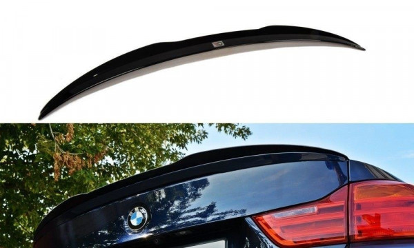 Spoiler CAP für BMW 4er F32 M-Performance schwarz Hochglanz