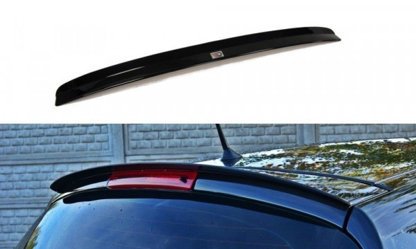 Spoiler CAP für RENAULT CLIO MK3 RS schwarz Hochglanz