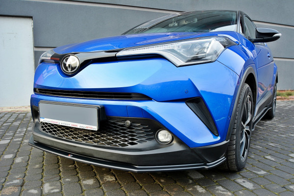 Front Ansatz V.1 passend für TOYOTA C-HR schwarz Hochglanz