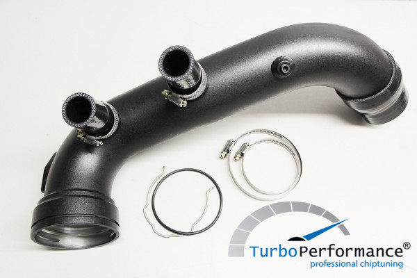 red Turbo Outlet Charge Pipe Upgrade Kit for BMW E90 E92/E93 335i 335xi N54 3.0 