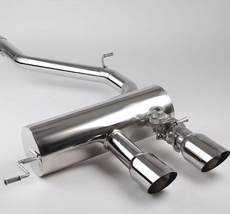 ROAR 76mm exhaust system with flap, Volkswagen Golf VI R 2.0 TFSI (270 hp) 2010-, Sport Line