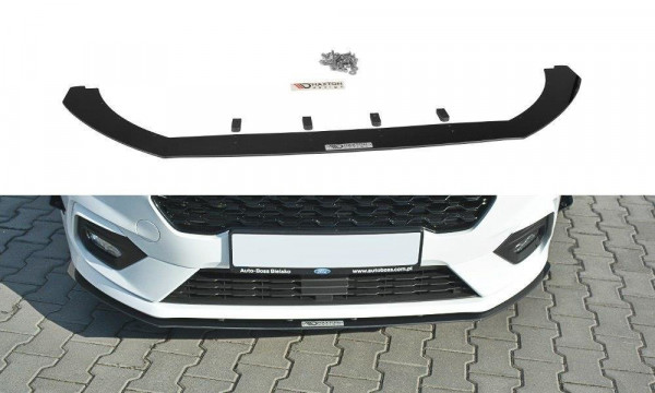 Front Sport Diffusor V.2 Ford Fiesta Mk8 ST / ST-Line schwarz Hochglanz