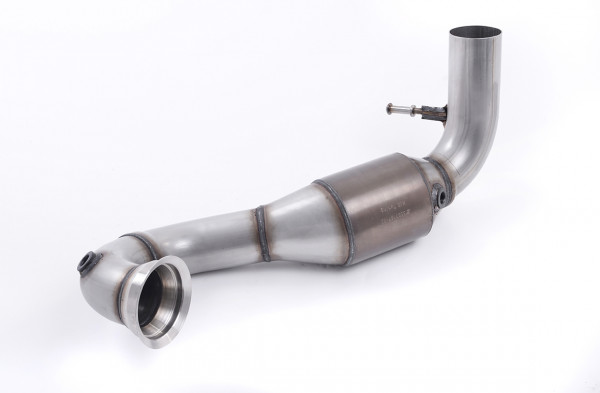 Milltek SSXMZ116 Large Bore Downpipe and Hi-Flow Sports Cat - Mercedes CLA-Class CLA45 AMG 2.0 Turb