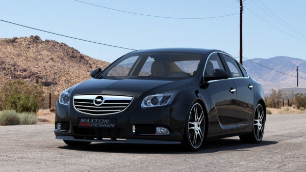 Front Ansatz für OPEL INSIGNIA MK1 vor Facelift schwarz Hochglanz