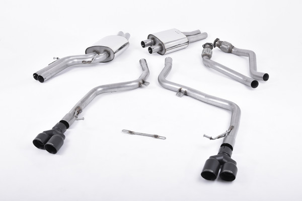 Milltek SSXAU557 Cat-back Twin 80mm GT80 - Audi S4 3.0 Supercharged V6 B8 (2009 - 2012)