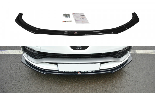 Front Ansatz passend für RENAULT CLIO MK4 RS schwarz Hochglanz