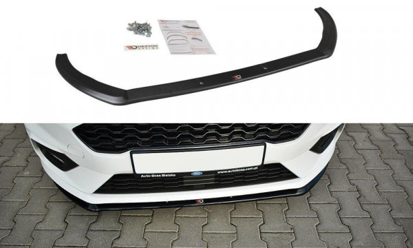 Front Ansatz für V.3 Ford Fiesta Mk8 ST / ST-Line schwarz Hochglanz