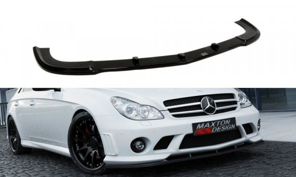 Front Ansatz für MERCEDES C-KLASSE C219 - W204 AMG LOOK schwarz Hochglanz