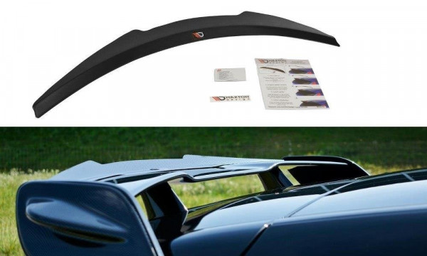 Spoiler CAP passend für Mercedes A W176 AMG Facelift schwarz Hochglanz