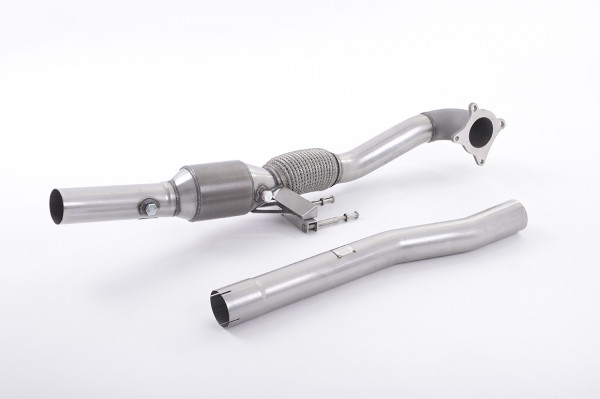 Milltek SSXVW215 Large Bore Downpipe and Hi-Flow Sports Cat - Volkswagen Golf Mk6 R 2.0 TFSI 270PS