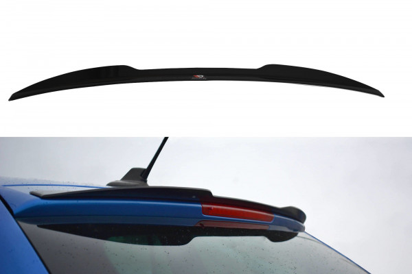 Spoiler CAP passend für Skoda Octavia RS Mk2 / Mk2 FL Combi schwarz Hochglanz