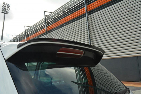 Spoiler CAP für Vw Tiguan Mk2 R-Line schwarz Hochglanz