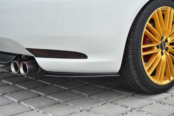 Heck Ansatz Flaps Diffusor passend für Alfa Romeo GT schwarz Hochglanz