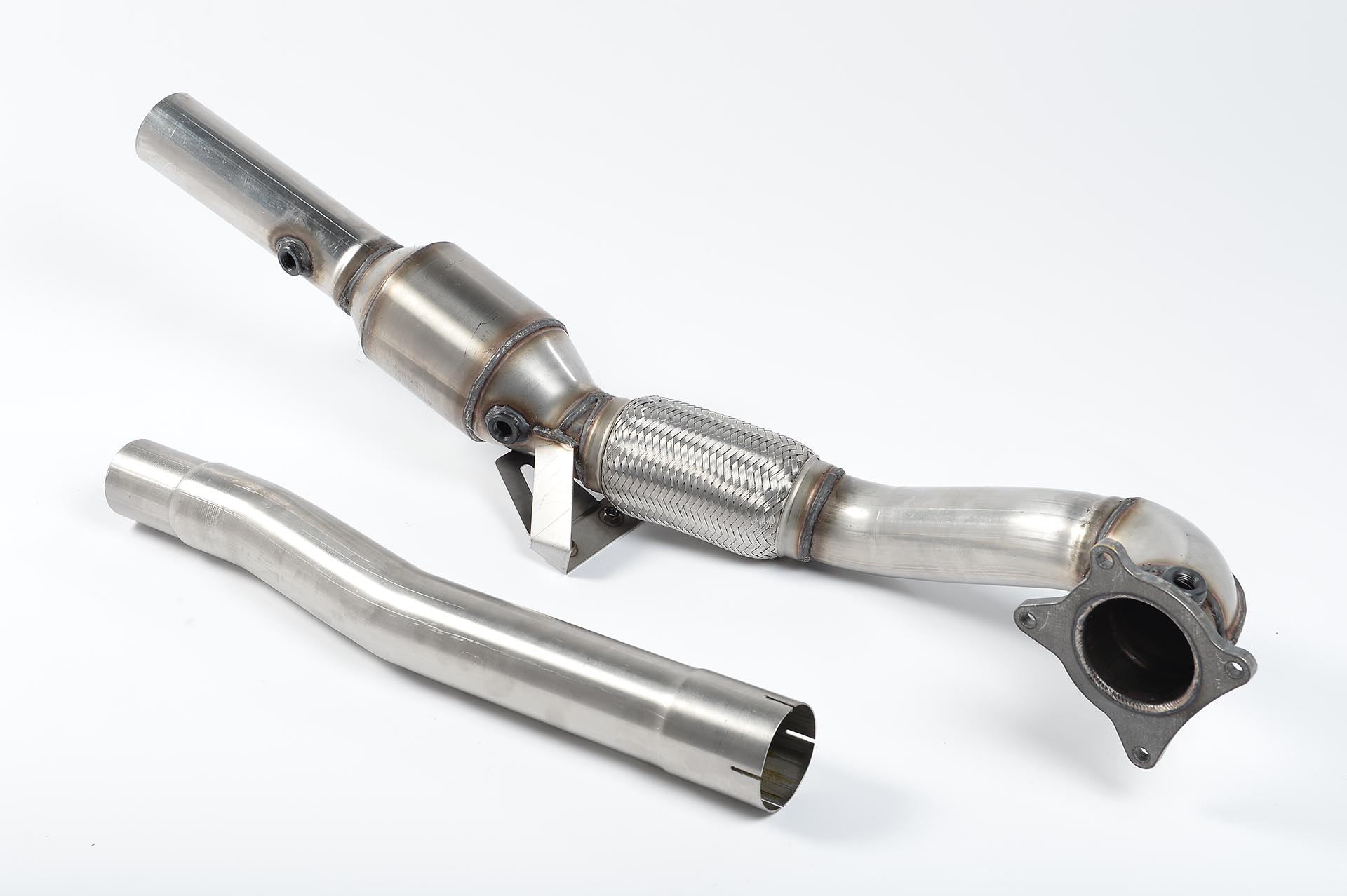 Audi TT Mk2 TTS Quattro 2008-2014 Cast Downpipe with HJS High Flow Sports Cat Exhaust Audi TT Mk2 TTS Quattro 2008-2014 Cast Downpipe with HJS High Flow Sports Cat Exhaust