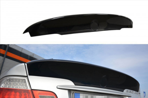 Heckspoiler / KOFFERRAUMDECKEL Erweiterung BMW 3er E46 COUPE vor Facelift (ZUM MALEN
