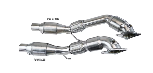 Bull-X Downpipe 3"/ 3.5" Oberteil VAG 1.8-2.0 T(F)SI m. 89er Oberteil m.200 Zellen Kat