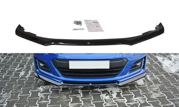 Front Ansatz für V.2 SUBARU BRZ FACELIFT schwarz Hochglanz