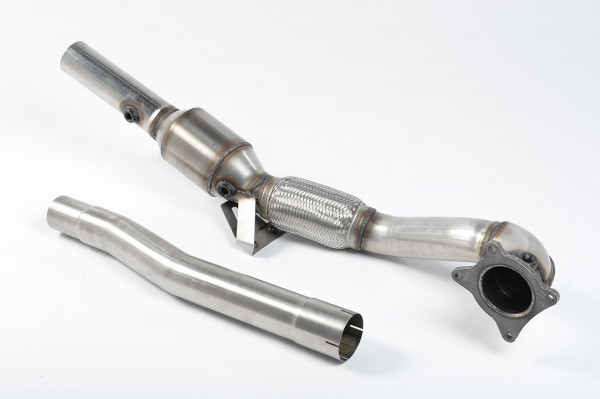 Audi TT Mk2 TTS Quattro 2008-2014 Cast Downpipe with HJS High Flow Sports Cat Exhaust Audi TT Mk2 TTS Quattro 2008-2014 Cast Downpipe with HJS High Flow Sports Cat Exhaust