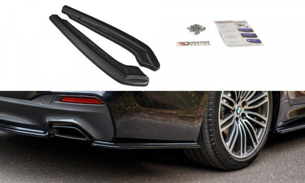 Heck Ansatz Flaps Diffusor für BMW 5er G30/ G31 M-Paket schwarz Hochglanz