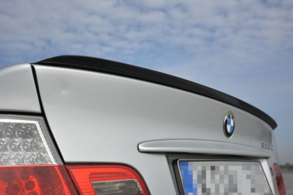 Spoiler CAP passend für BMW 3er E46 COUPE vor Facelift schwarz Hochglanz