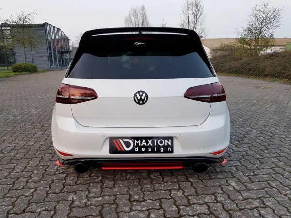 Mittlerer Diffusor Heck Ansatz passend für VW GOLF Mk7 GTI CLUBSPORT