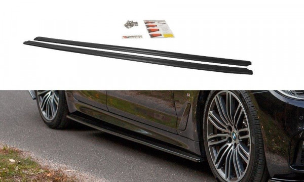 Seitenschweller Ansatz passend für BMW 5er G30/ G31 M-Paket schwarz Hochglanz