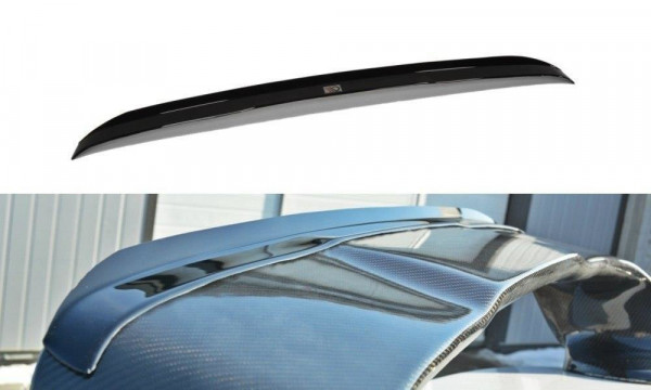 Spoiler CAP für Mitsubishi Lancer Evo X schwarz Hochglanz