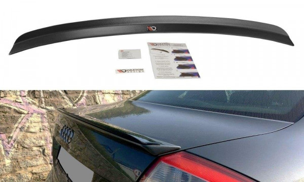 Spoiler CAP passend für Audi A4 S-Line B6 Sedan schwarz Hochglanz