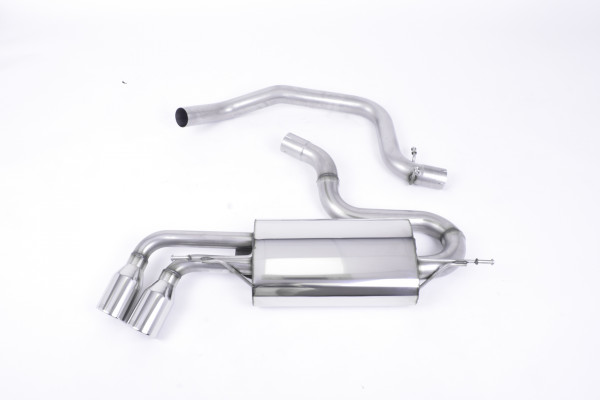 Milltek SSXAU145 Cat-back Twin 90mm Jet - Audi TT Mk2 2.0 TFSi 2WD (2006 - 2011)