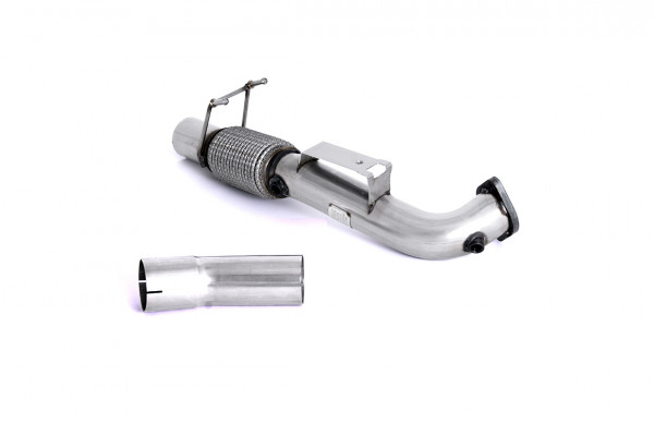 Milltek SSXFD195 Large-bore Downpipe and De-cat 76.2 - Ford Focus Mk3 RS 2.3-litre EcoBoost 4wd 5-Do