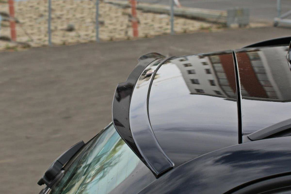 Spoiler CAP für BMW 3er E91 M Paket FACELIFT schwarz Hochglanz