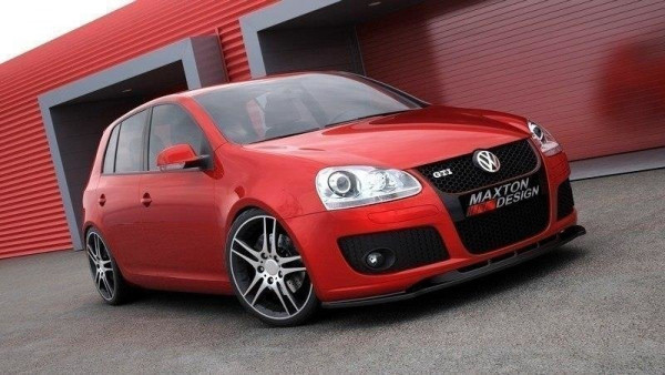 Front Ansatz für VW GOLF 5 GTI schwarz Hochglanz