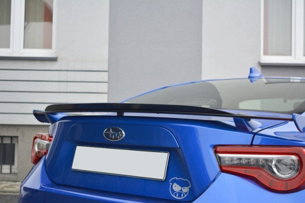 Spoiler CAP für V.1 SUBARU BRZ FACELIFT schwarz Hochglanz