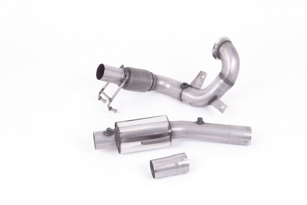 Milltek SSXVW554 Large-bore Downpipe and De-cat - Audi A1 40TFSI 5 Door 2.0 (200PS) with OPF/GPF (2