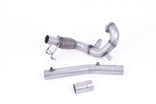 Milltek SSXVW561 Large-bore Downpipe and De-cat - Audi A1 40TFSI 5 Door 2.0 (200PS) with OPF/GPF (2