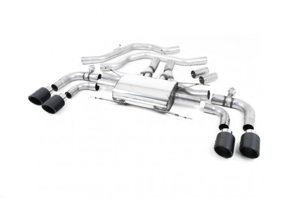 Milltek SSXAR16 Front Pipe-back 102 Jet - Alfa Romeo Giulia Quadrifoglio 2.9 V6 Bi-Turbo (Non OPF/GP