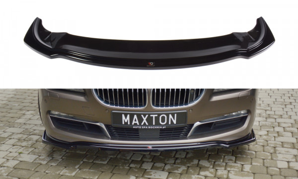 Front Ansatz passend für BMW 6er GRAN COUPÉ schwarz Hochglanz