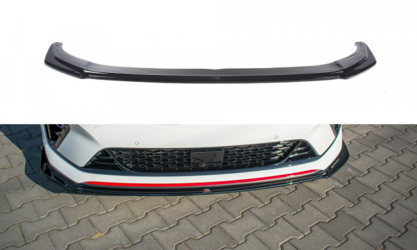 Front Ansatz V.2 passend für Kia ProCeed GT Mk 3 schwarz Hochglanz