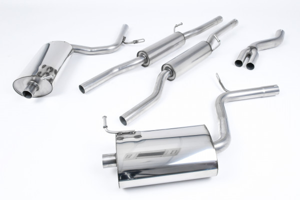 Milltek SSXAU517 Cat-back Dual 100mm GT100 - Audi A4 2.0 TFSI B7 quattro and DTM (2005 - 2008)