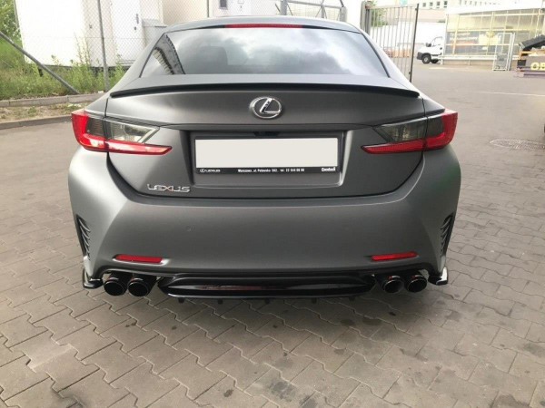 Spoiler CAP passend für Lexus RC schwarz Hochglanz