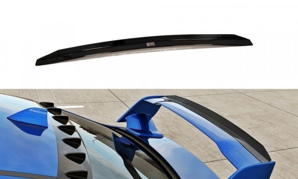 Spoiler CAP für SUBARU WRX STI schwarz Hochglanz